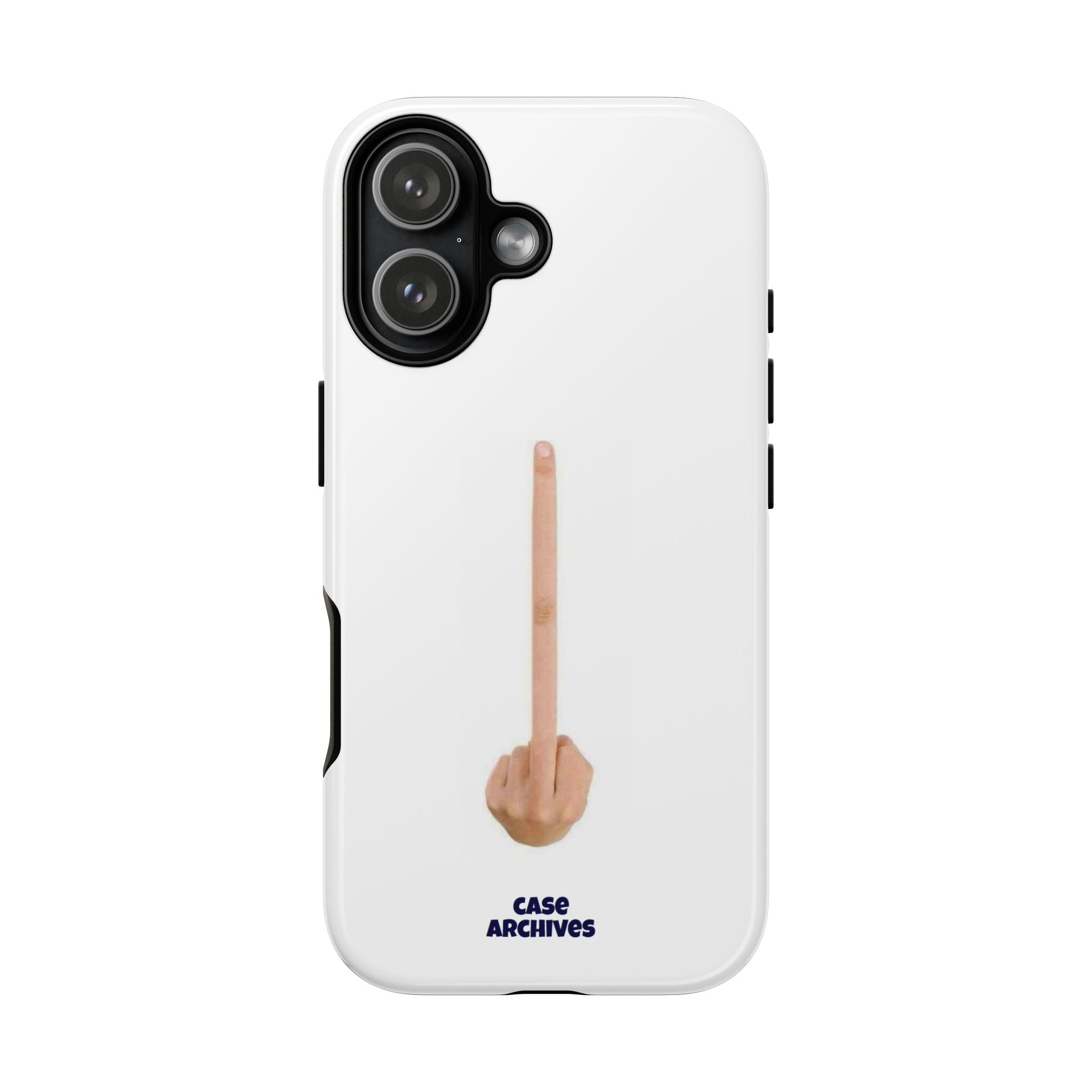 Phone Case — Minimalist Middle Finger Design (Case Archives)