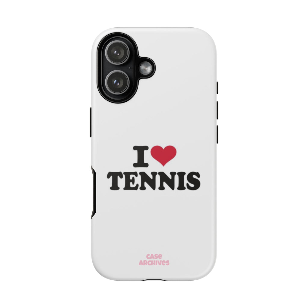 I LOVE  Tennis Phone Case