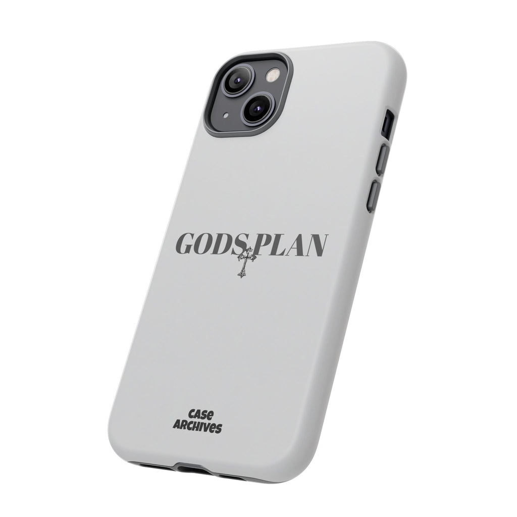 God's Plan Tough Phone Case — Minimal Faith-Inspired Protective Cover