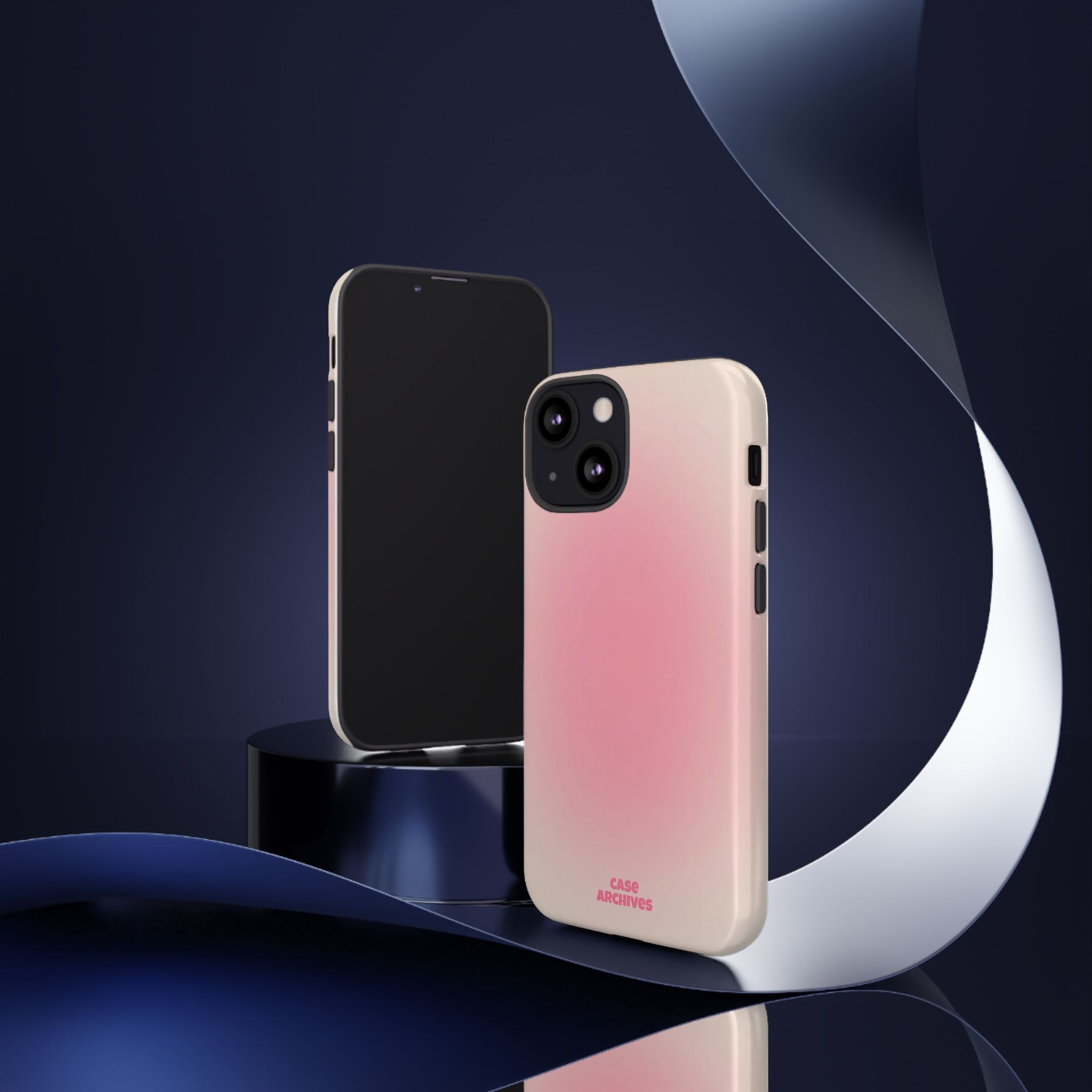 Tough Case – Pink Ombre Protective Phone Case
