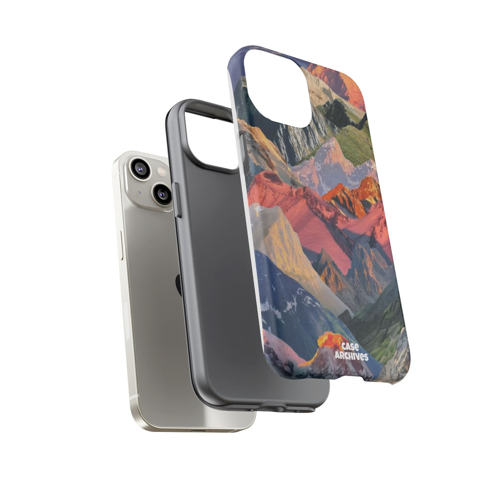 Tough Cases Colorful Mountain Landscape Phone Case — Durable Protective iPhone Cover