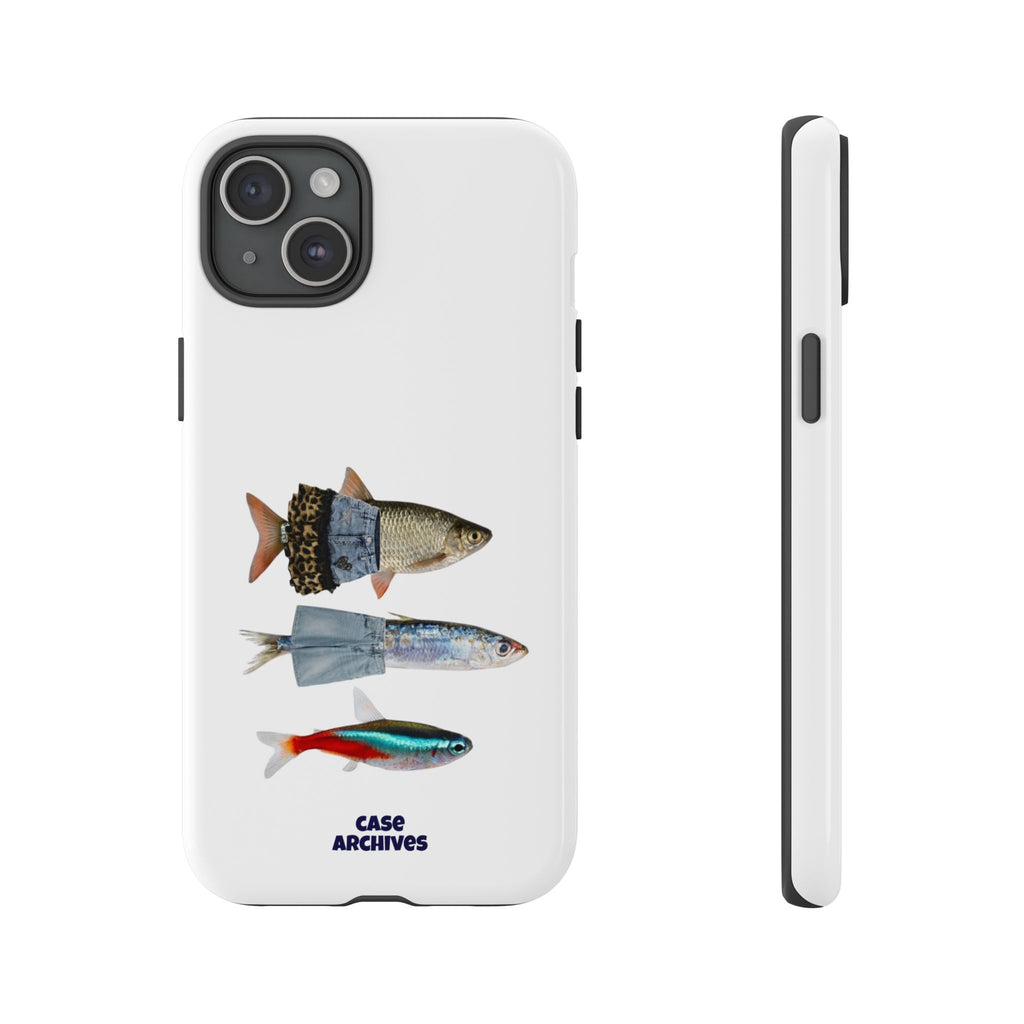 Fish Trio Phone Case — 'Case Archives' Protective iPhone Cover