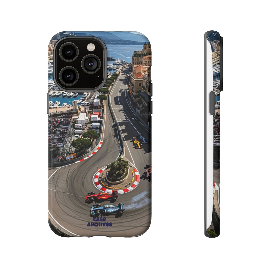 F1 Circuit Phone Case – Monaco Grand Prix Track Design