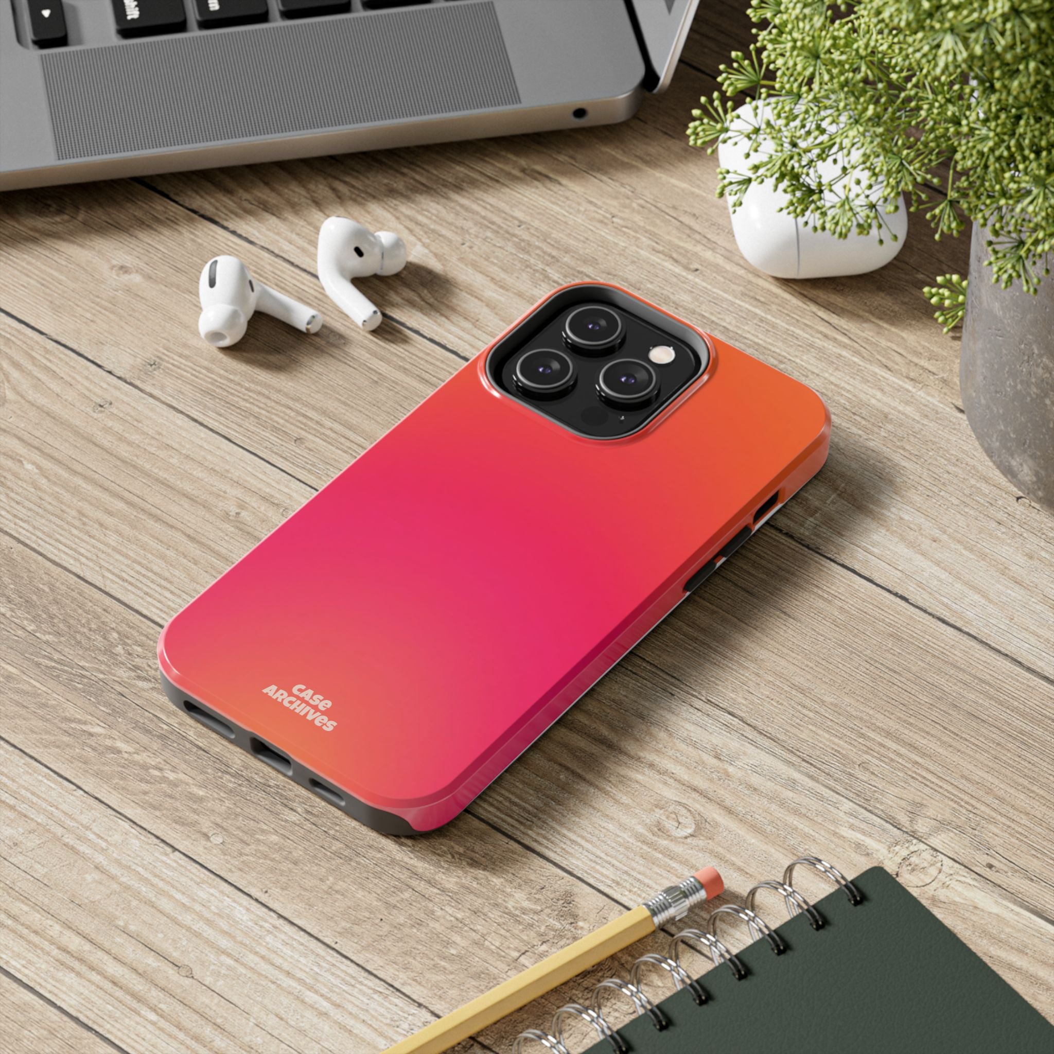 Gradient Tough Phone Case — Sunset Ombre Protective Phone Cover