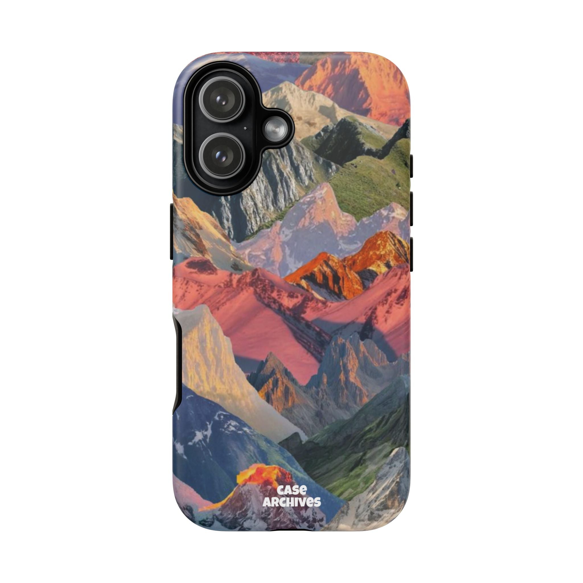 Tough Cases Colorful Mountain Landscape Phone Case — Durable Protective iPhone Cover