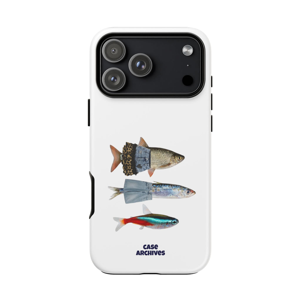 Fish Trio Phone Case — 'Case Archives' Protective iPhone Cover