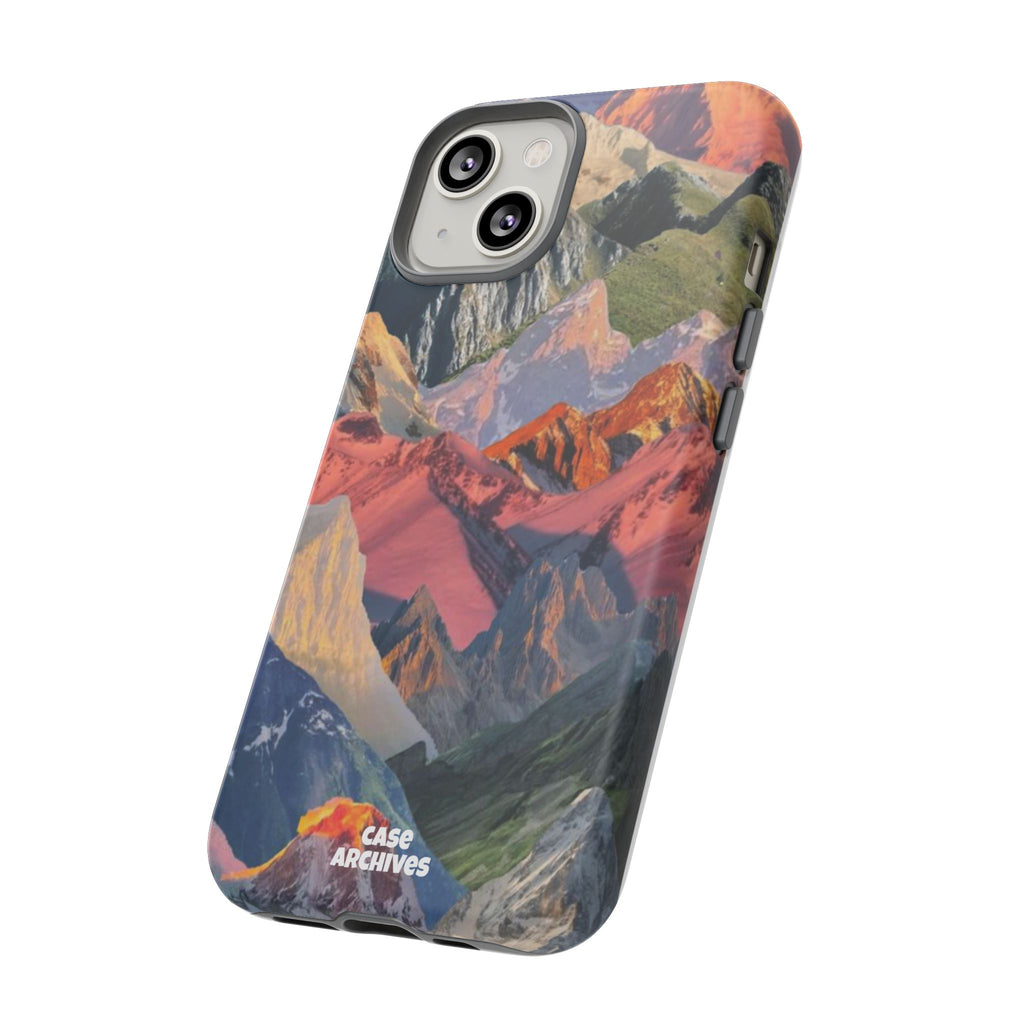 Tough Cases Colorful Mountain Landscape Phone Case — Durable Protective iPhone Cover