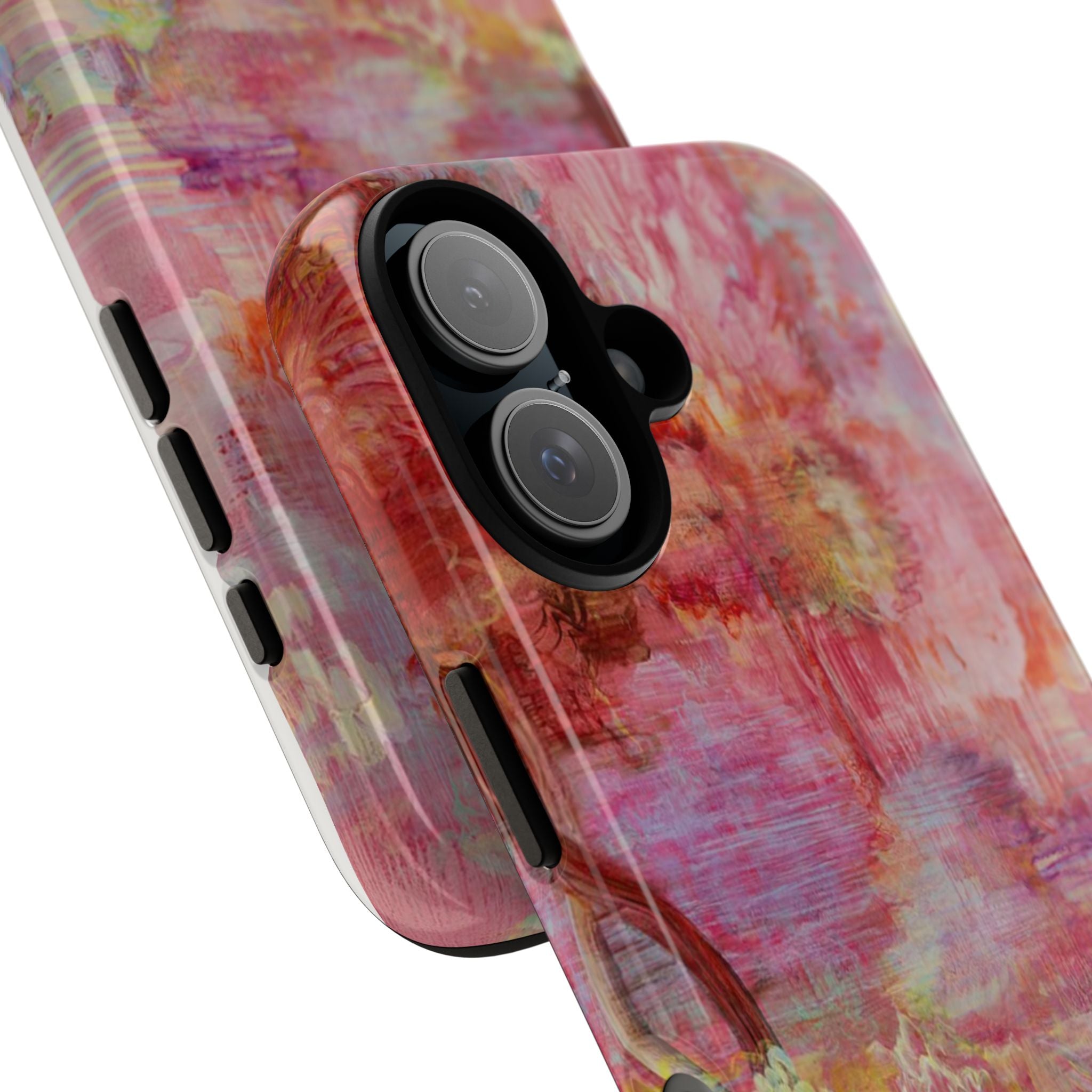 Floral Pink Abstract Phone Case — Tough Durable iPhone Cover