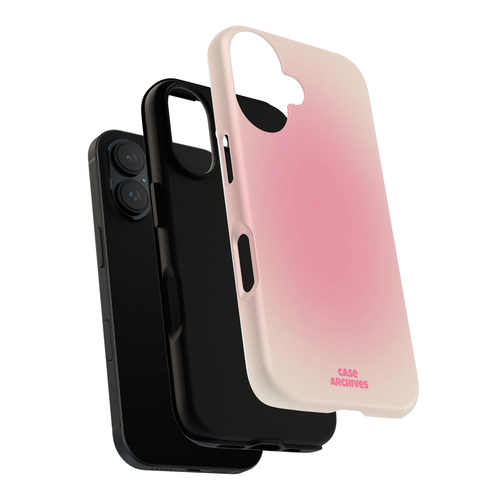 Tough Case – Pink Ombre Protective Phone Case