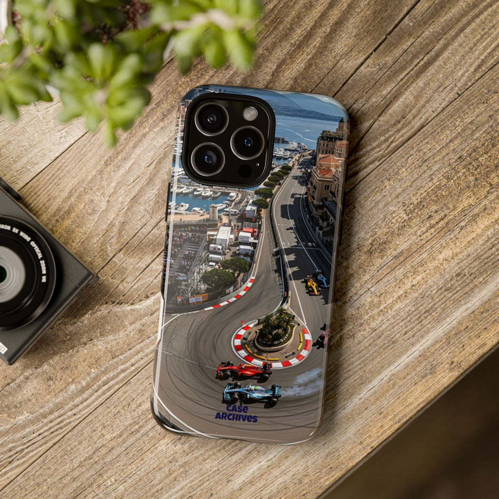 F1 Circuit Phone Case – Monaco Grand Prix Track Design