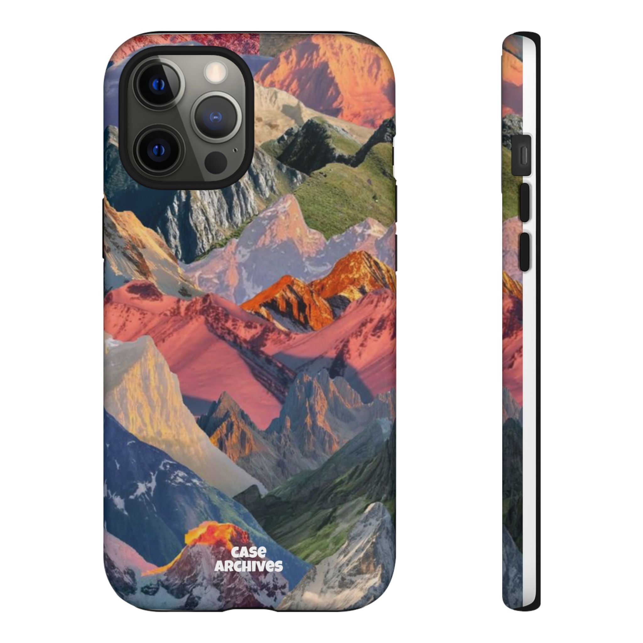 Tough Cases Colorful Mountain Landscape Phone Case — Durable Protective iPhone Cover