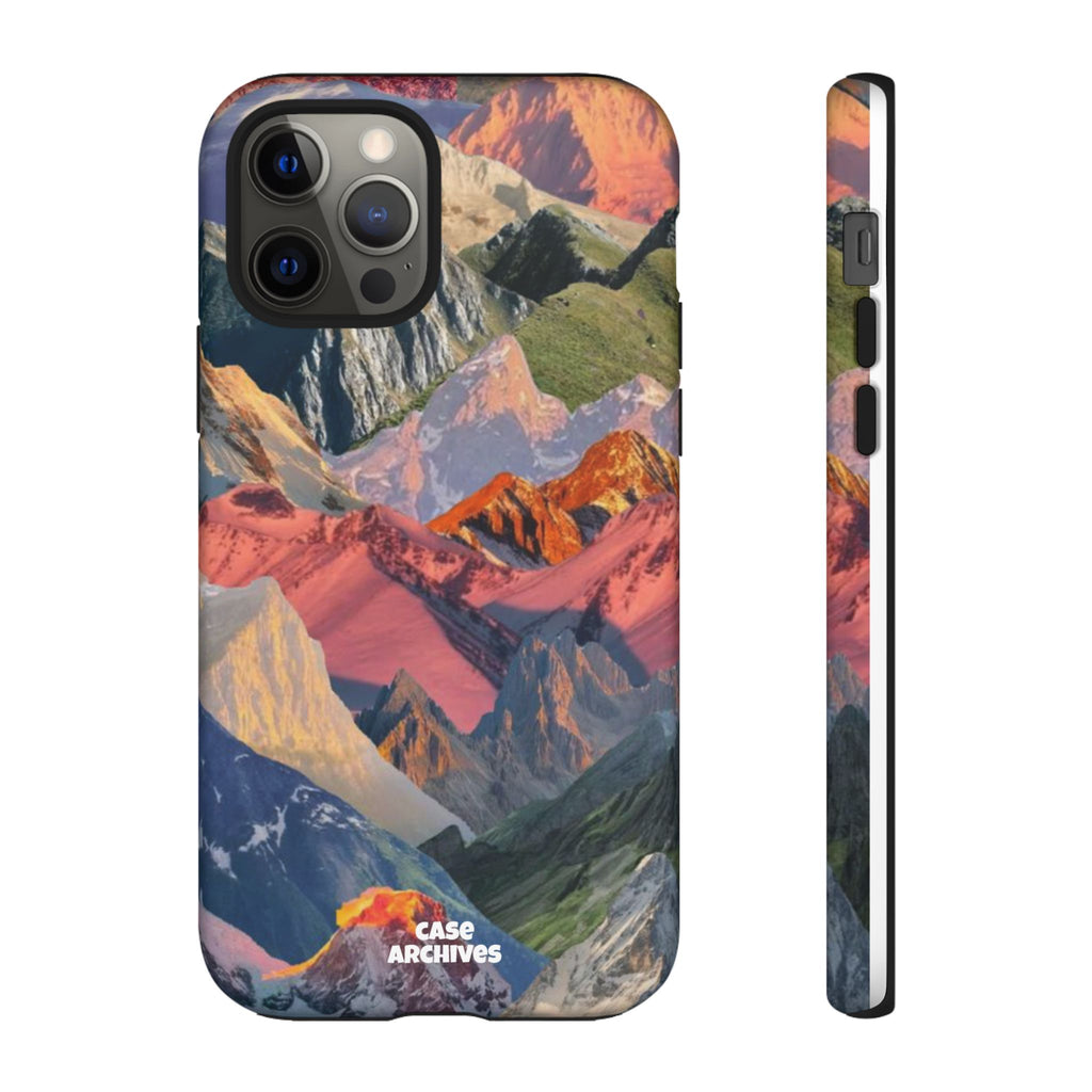 Tough Cases Colorful Mountain Landscape Phone Case — Durable Protective iPhone Cover