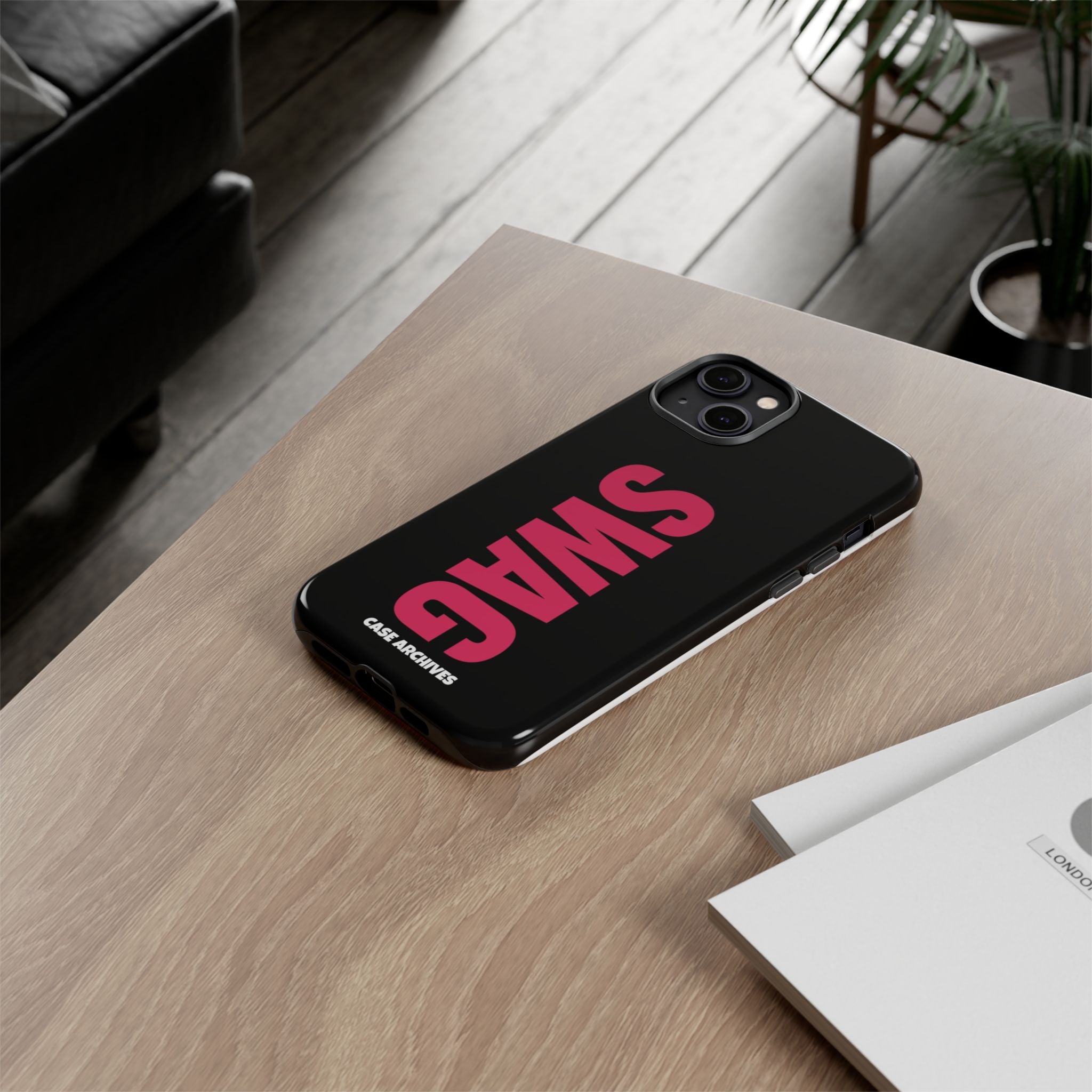 SWAG Vertical Text phone case | Tough Case