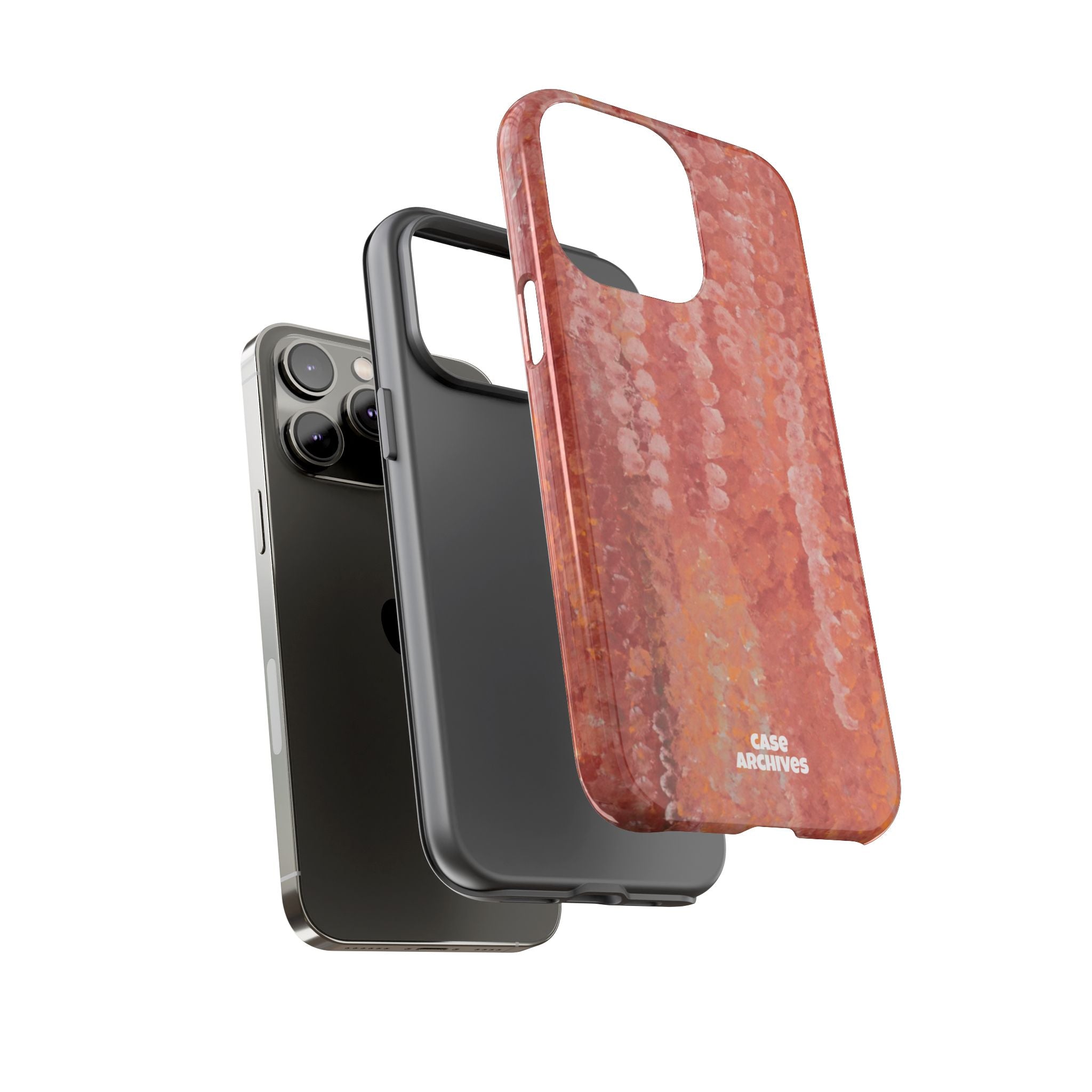 Sequin Coral Tough Phone Case