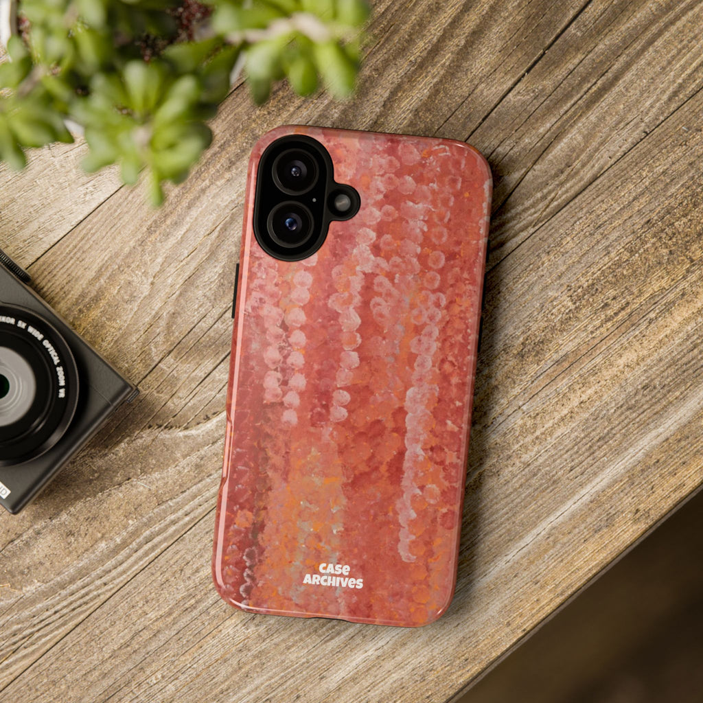 Sequin Coral Tough Phone Case