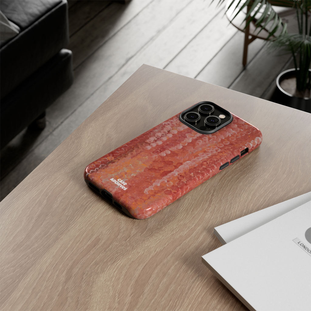 Sequin Coral Tough Phone Case