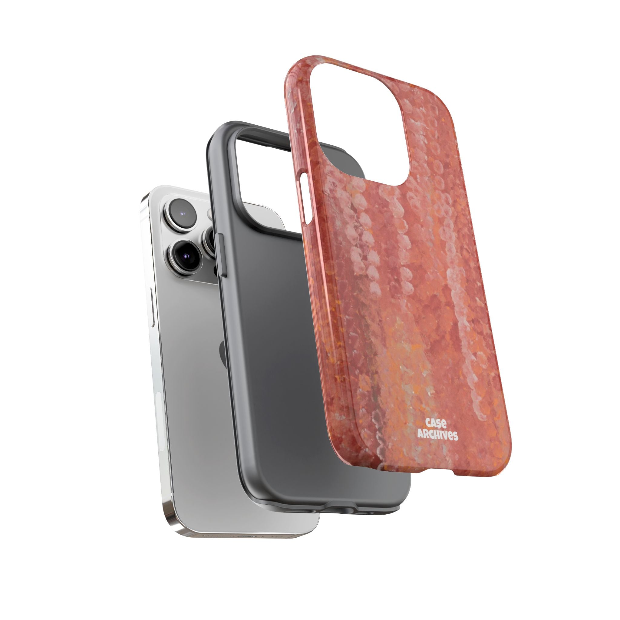 Sequin Coral Tough Phone Case