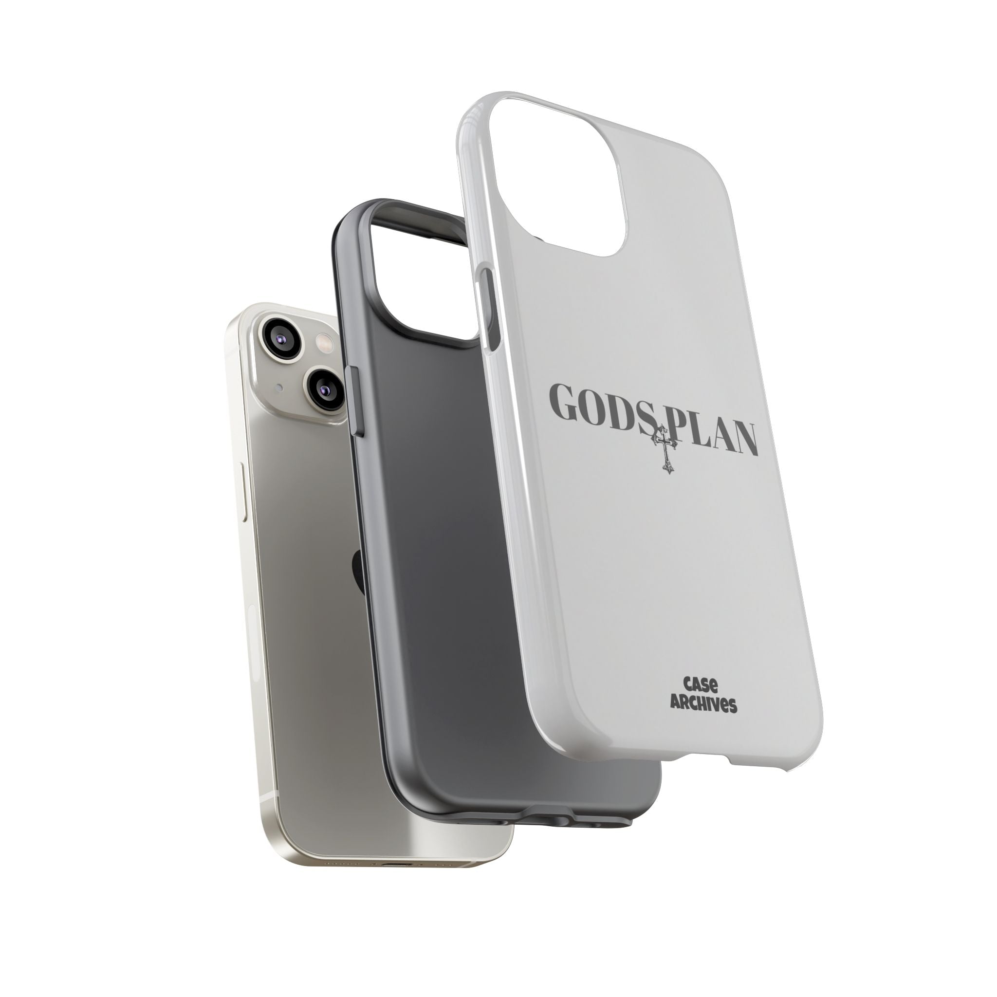 God's Plan Tough Phone Case — Minimal Faith-Inspired Protective Cover
