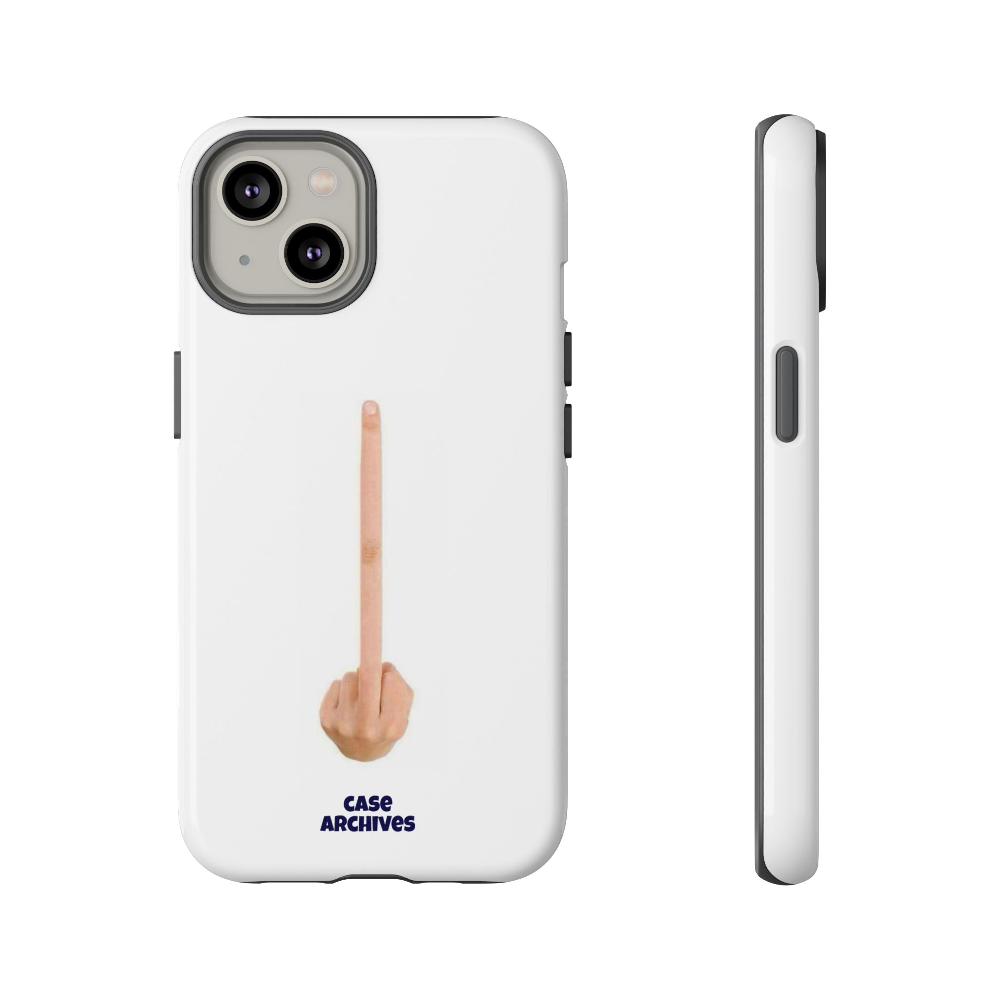 Phone Case — Minimalist Middle Finger Design (Case Archives)