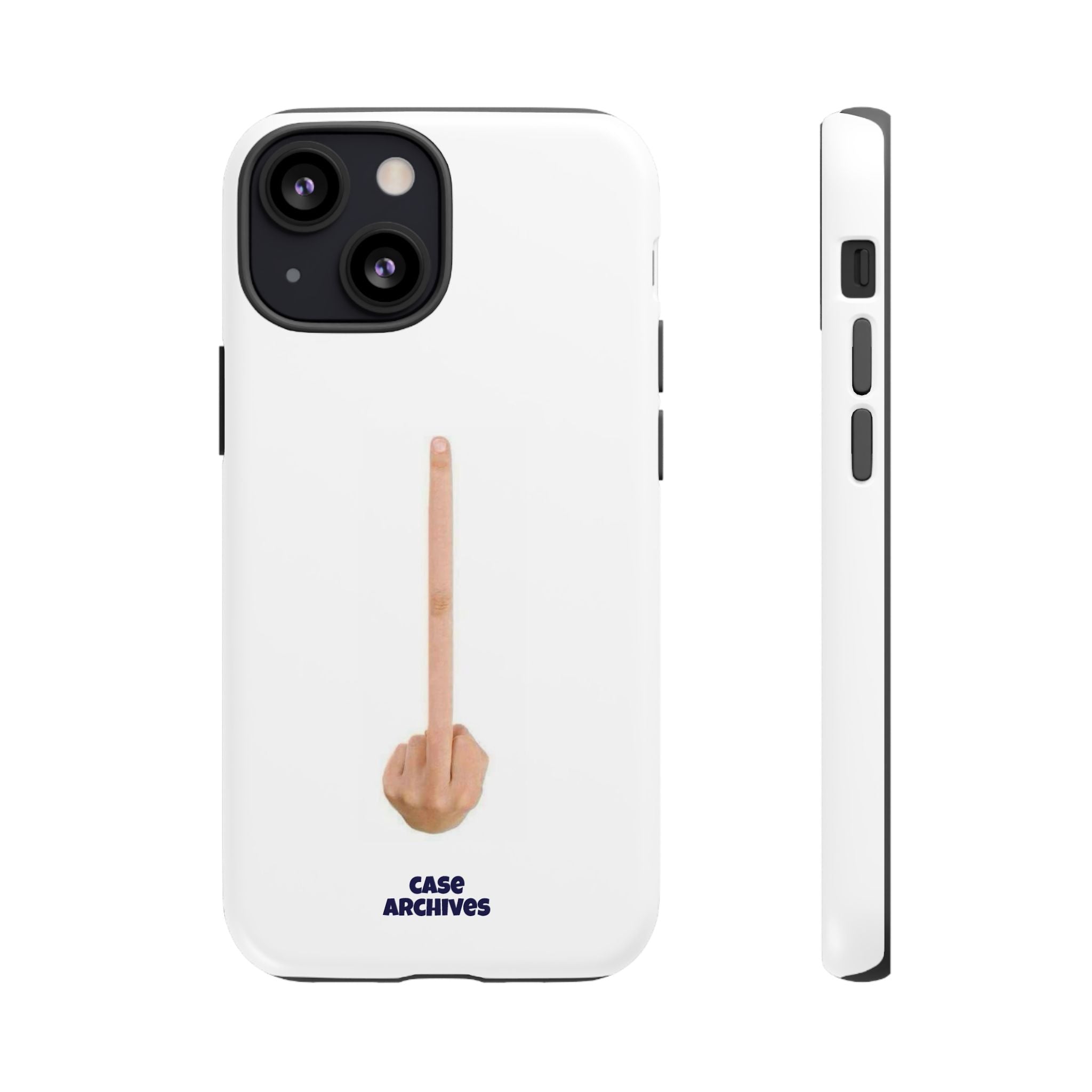 Phone Case — Minimalist Middle Finger Design (Case Archives)