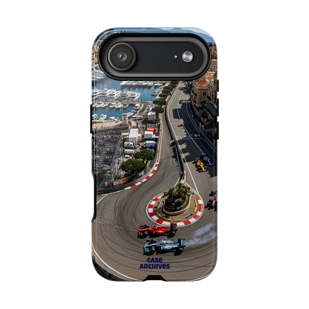F1 Circuit Phone Case – Monaco Grand Prix Track Design