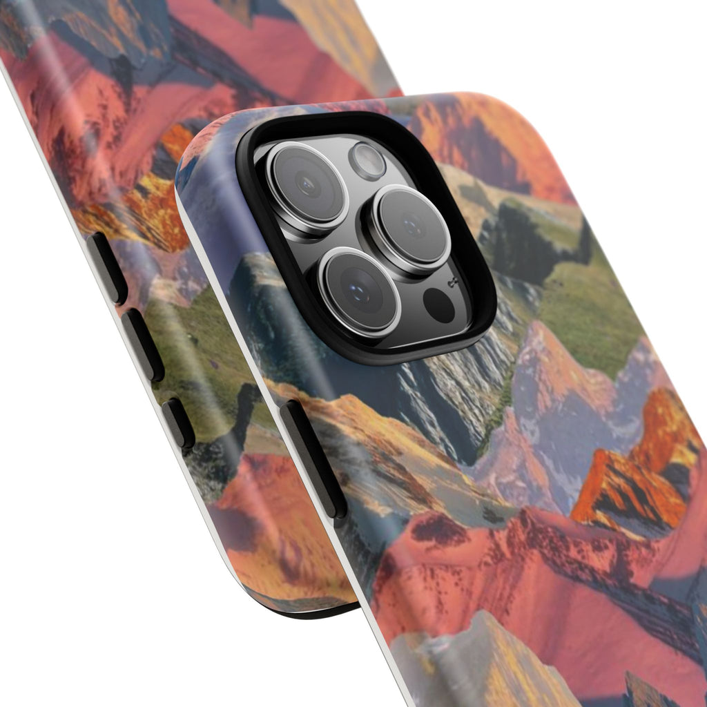 Tough Cases Colorful Mountain Landscape Phone Case — Durable Protective iPhone Cover