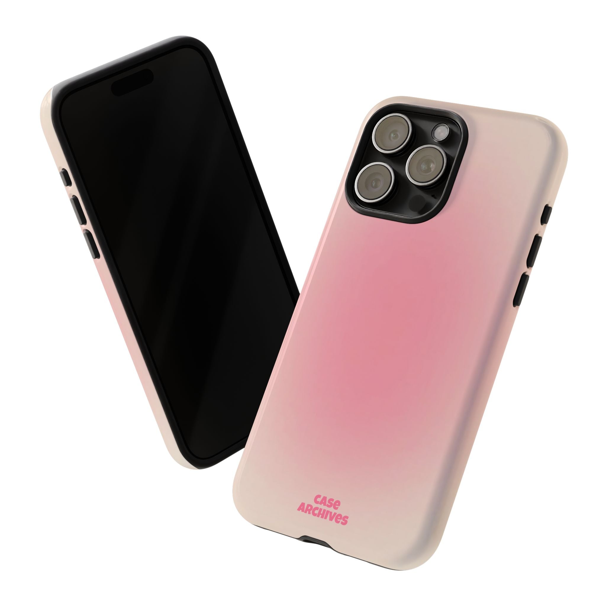 Tough Case – Pink Ombre Protective Phone Case