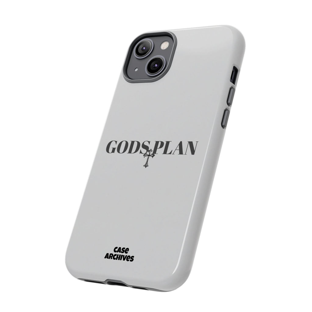 God's Plan Tough Phone Case — Minimal Faith-Inspired Protective Cover