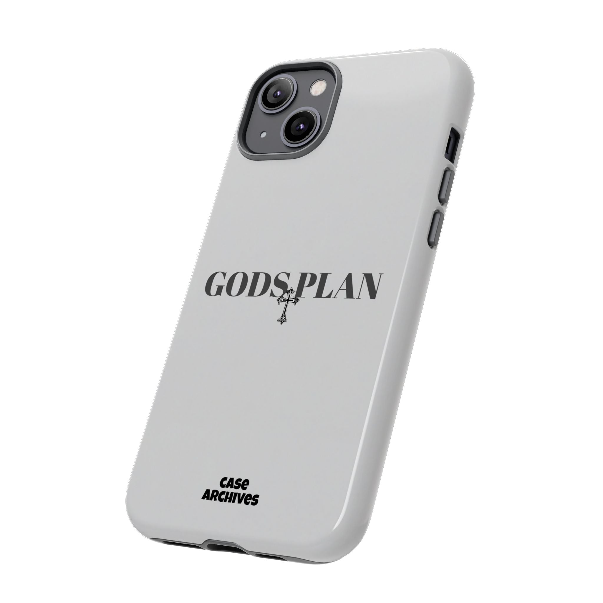 God's Plan Tough Phone Case — Minimal Faith-Inspired Protective Cover