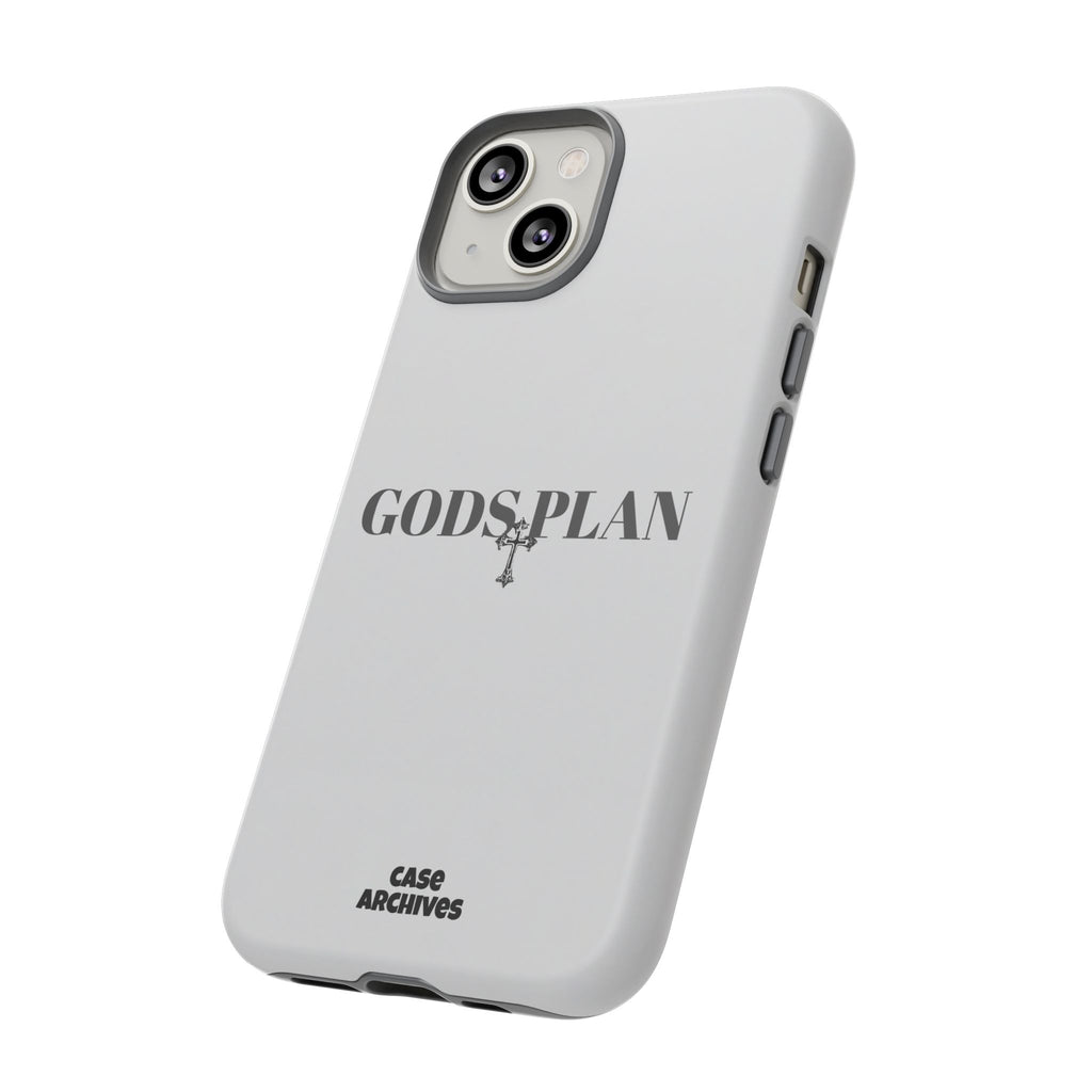 God's Plan Tough Phone Case — Minimal Faith-Inspired Protective Cover
