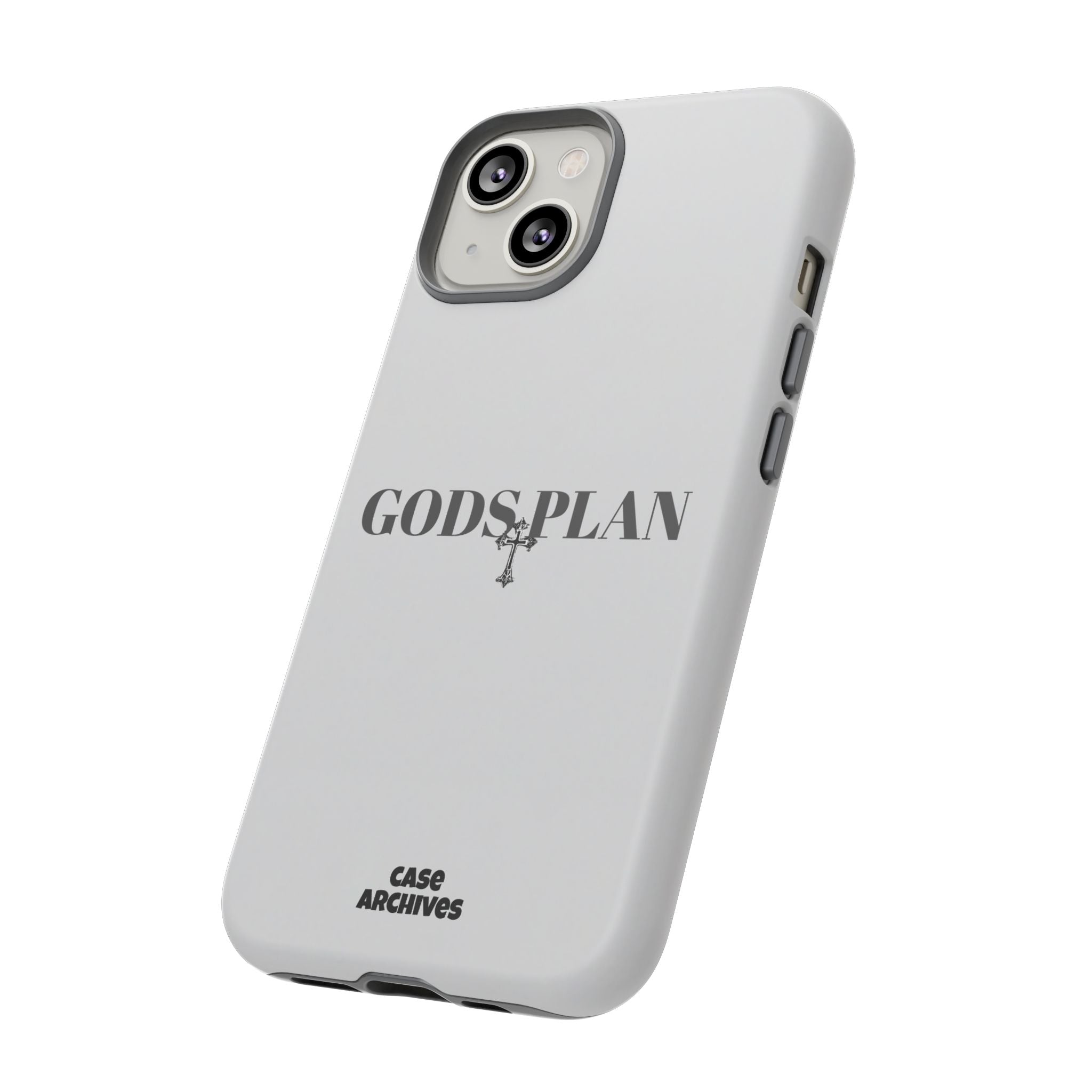 God's Plan Tough Phone Case — Minimal Faith-Inspired Protective Cover