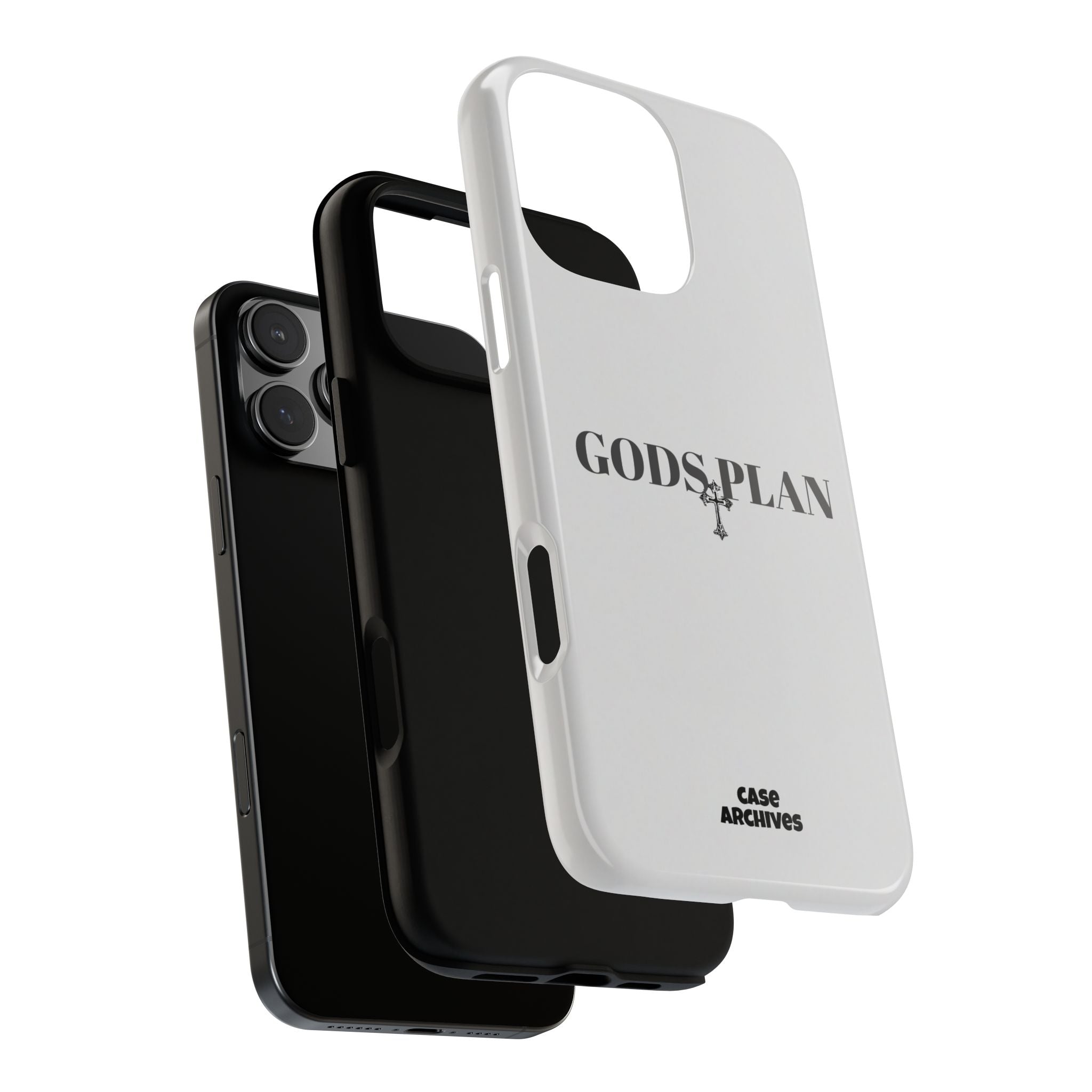 God's Plan Tough Phone Case — Minimal Faith-Inspired Protective Cover