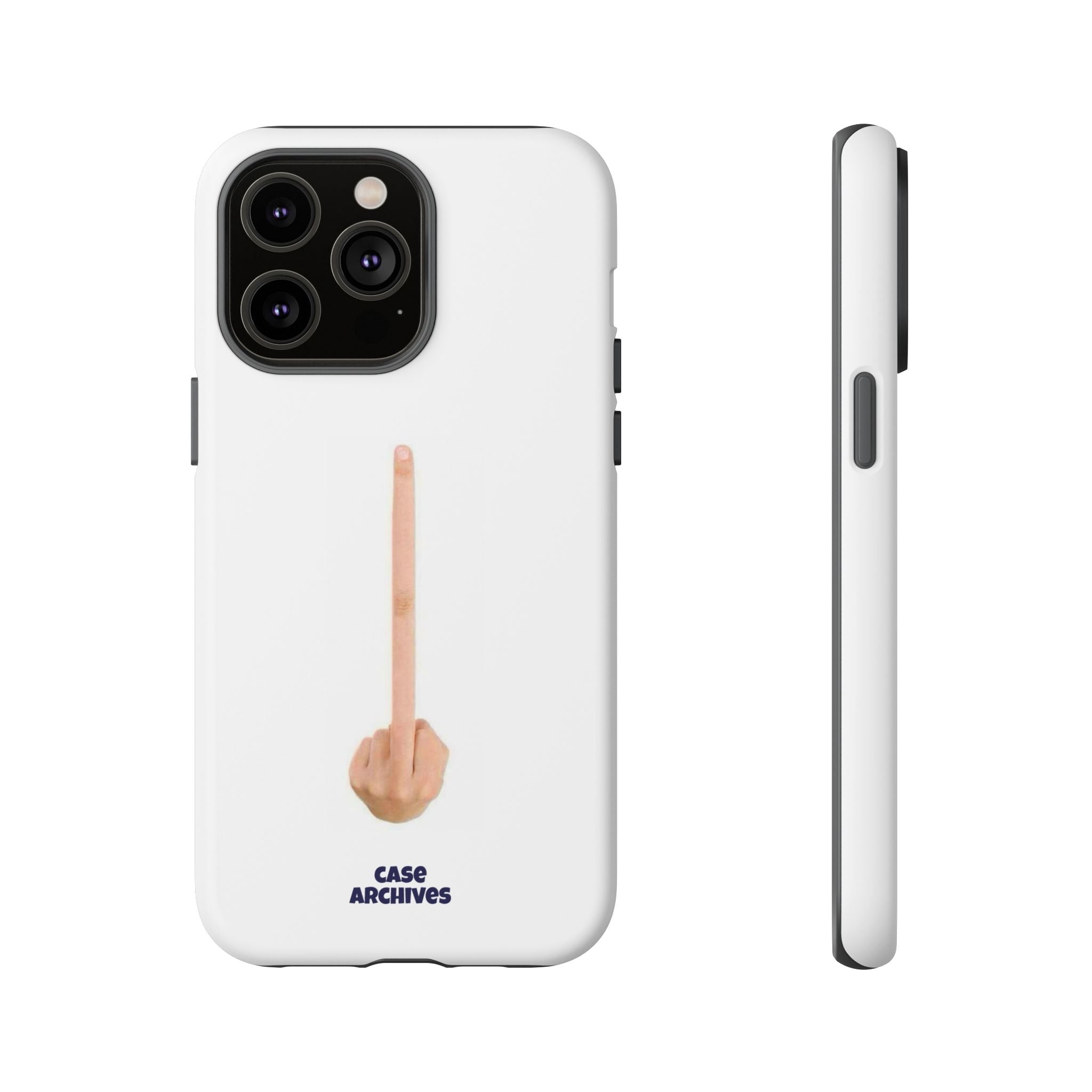 Phone Case — Minimalist Middle Finger Design (Case Archives)