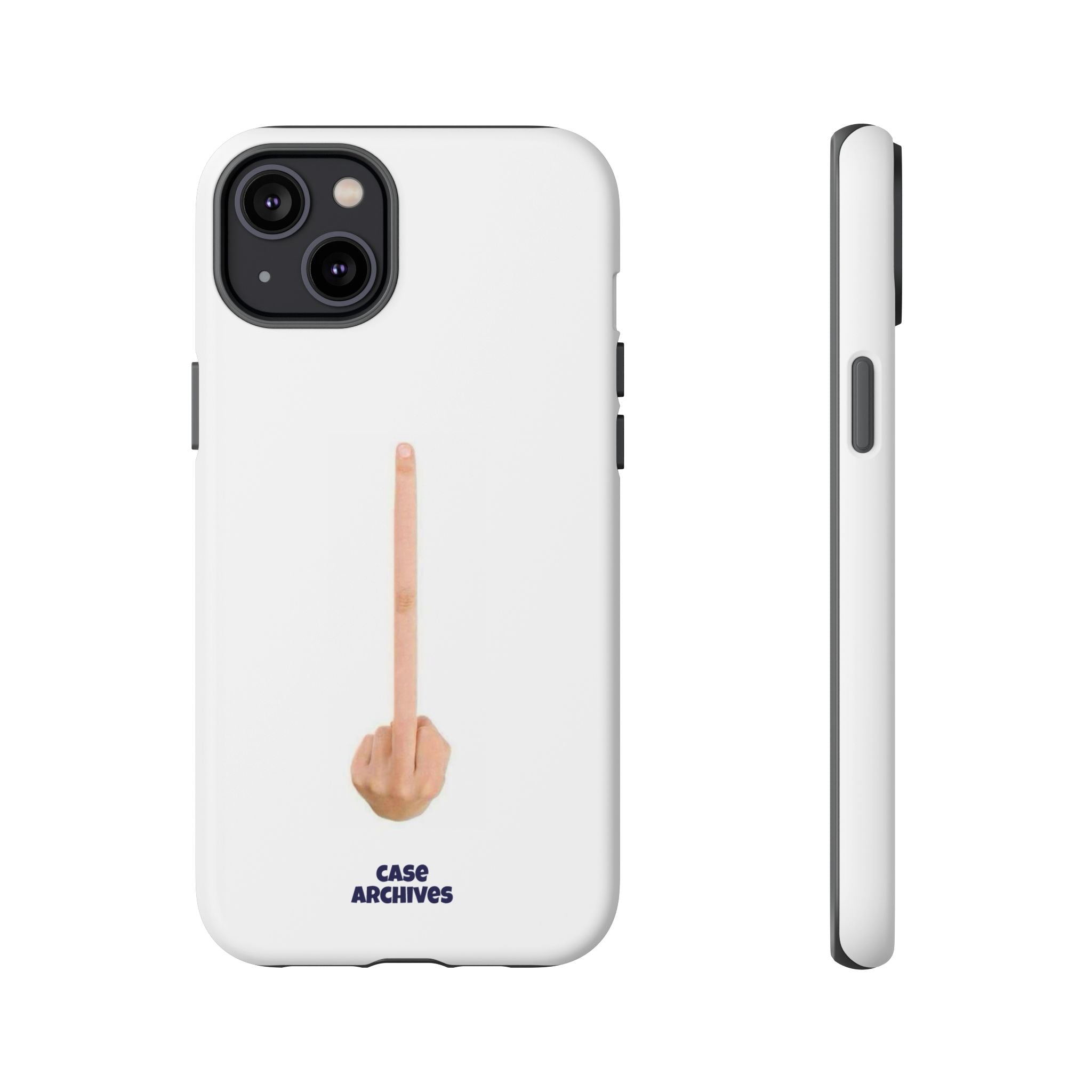 Phone Case — Minimalist Middle Finger Design (Case Archives)
