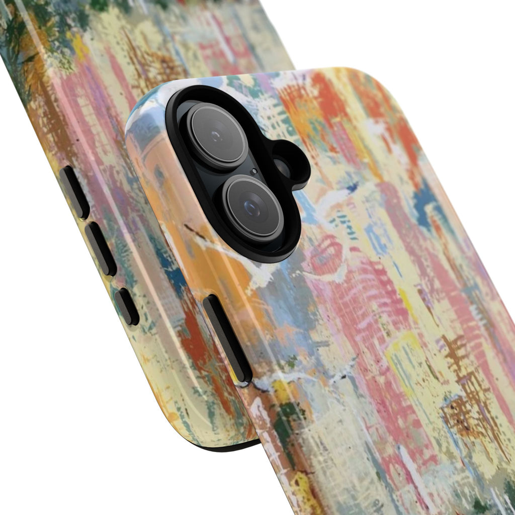 Racing Cityscape Phone Case — Vintage Grand Prix Art Protective Cover