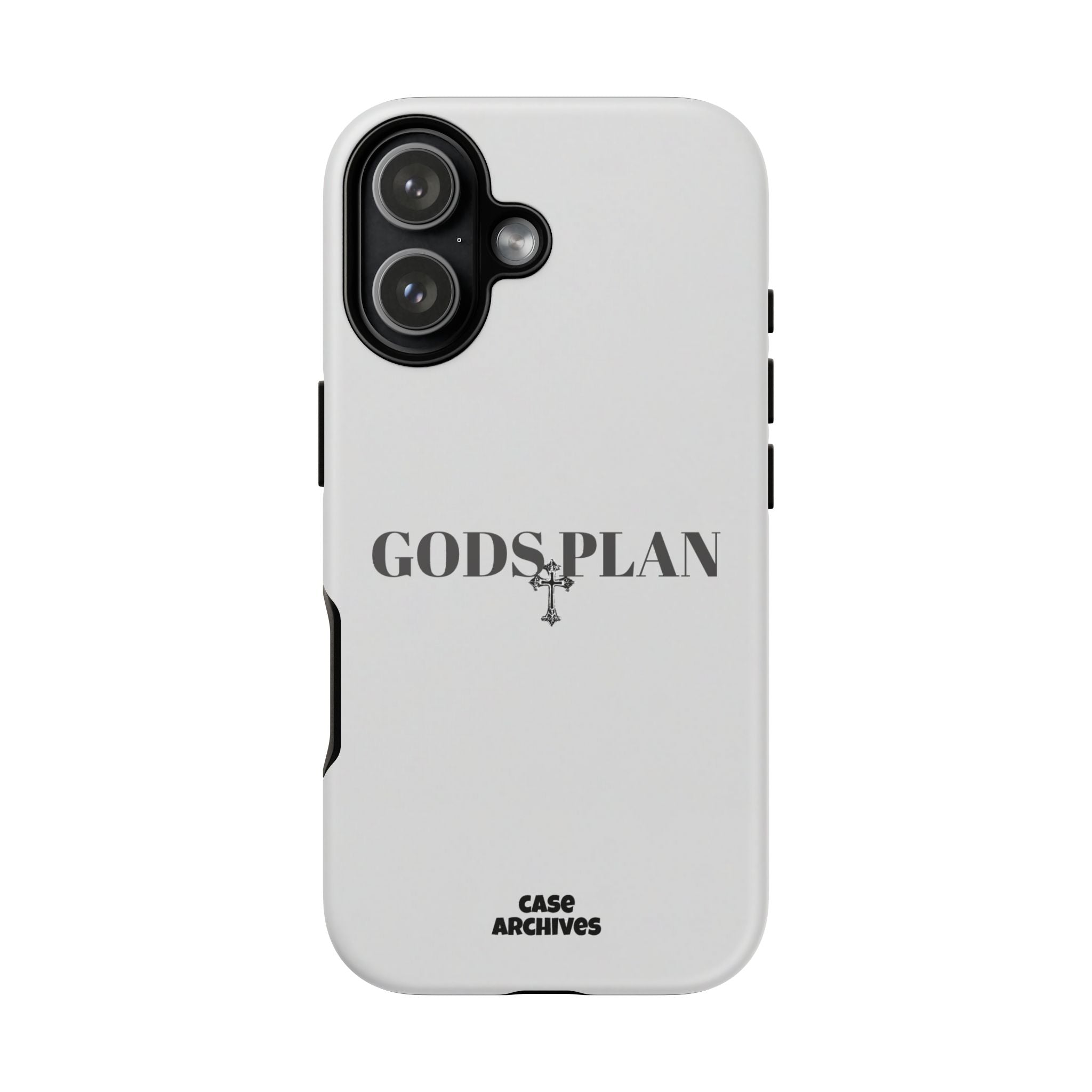 God's Plan Tough Phone Case — Minimal Faith-Inspired Protective Cover