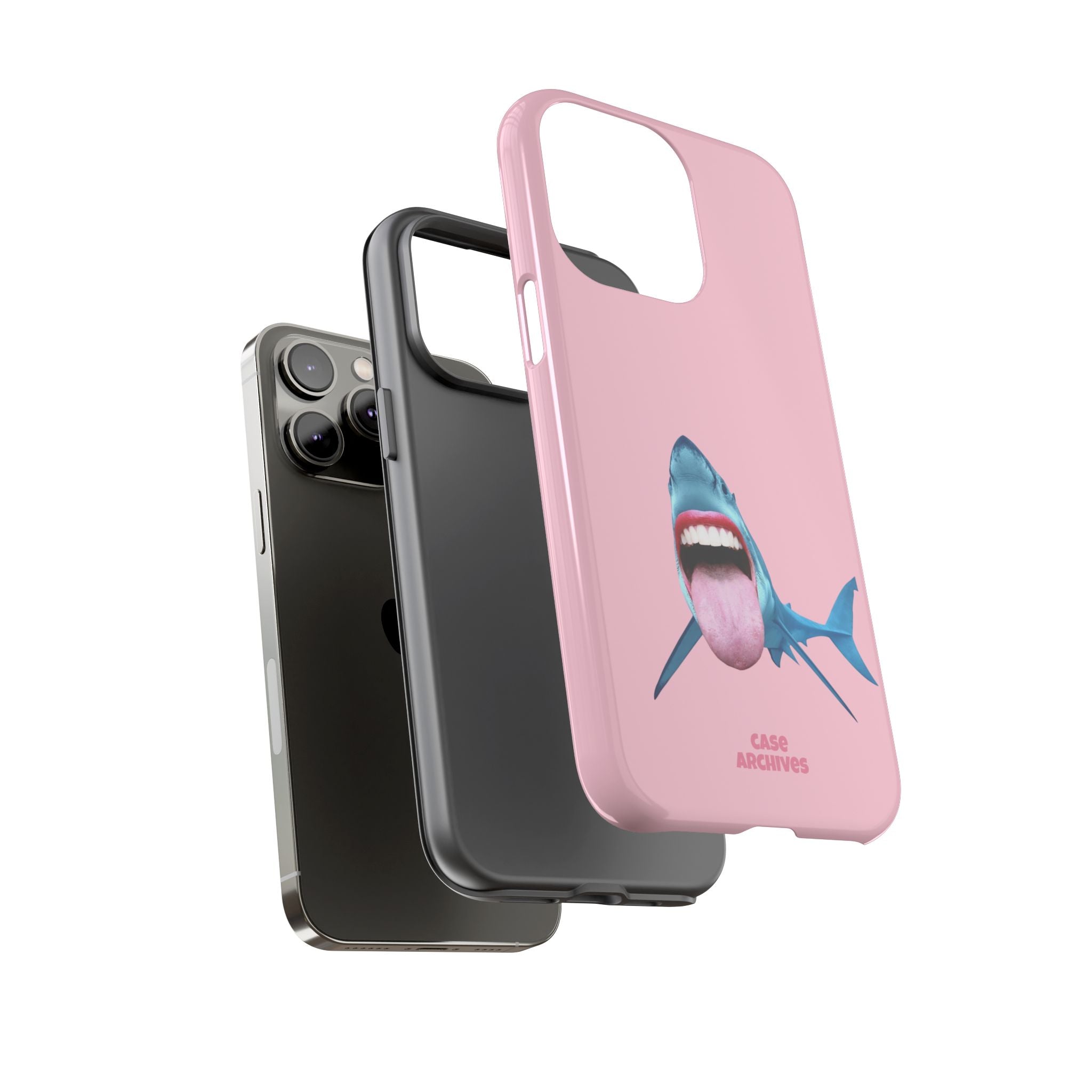 Shark tongue out- funny case