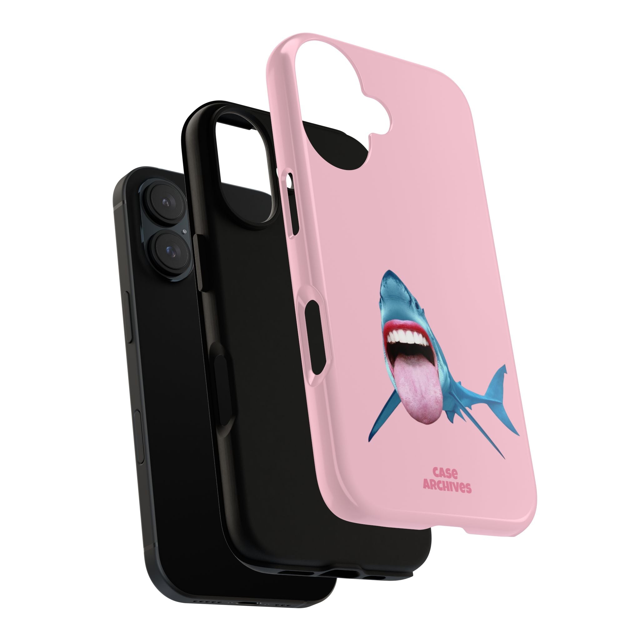 Shark tongue out- funny case
