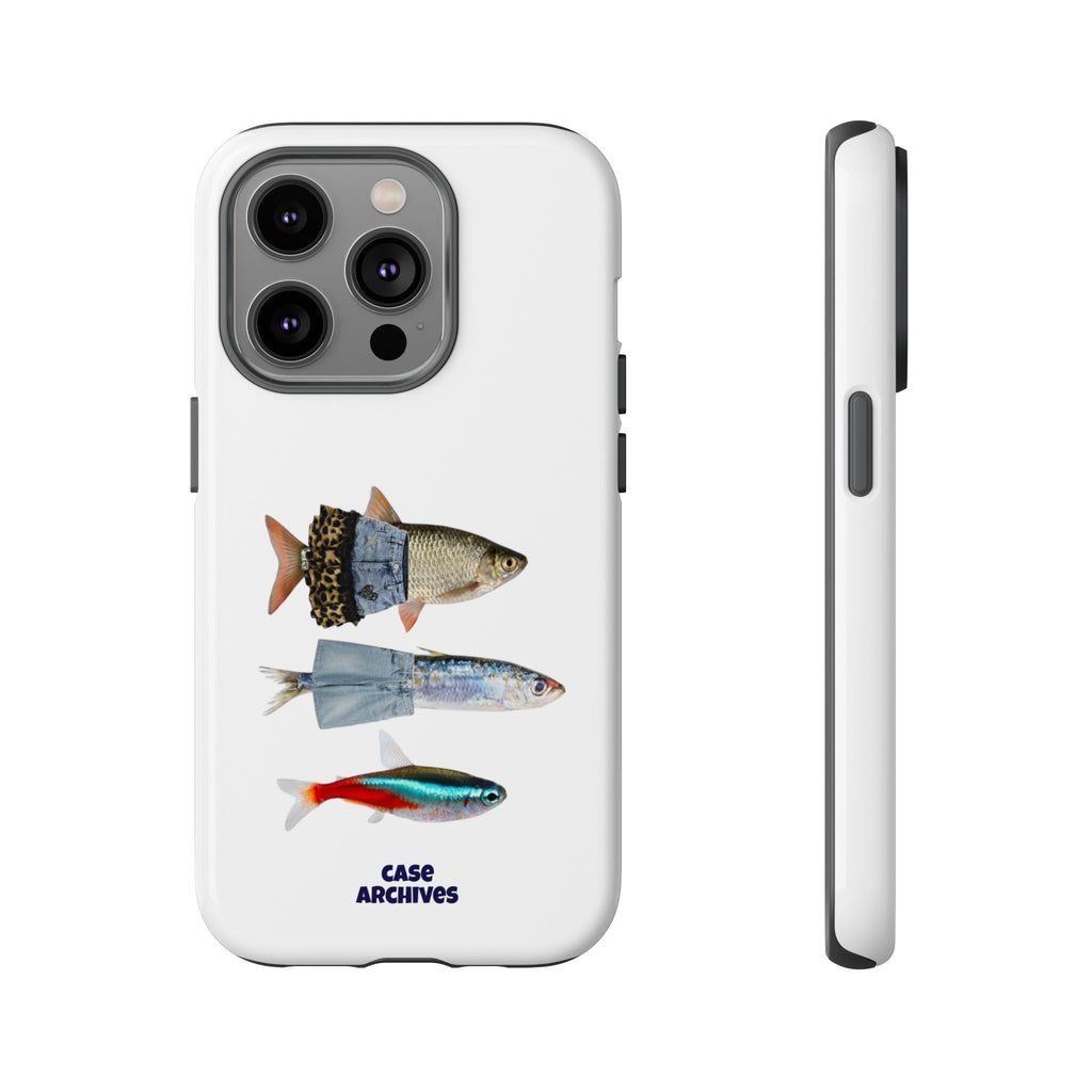 Fish Trio Phone Case — 'Case Archives' Protective iPhone Cover
