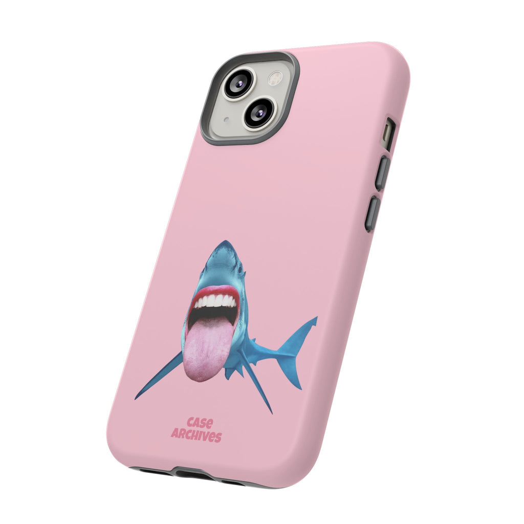 Shark tongue out- funny case