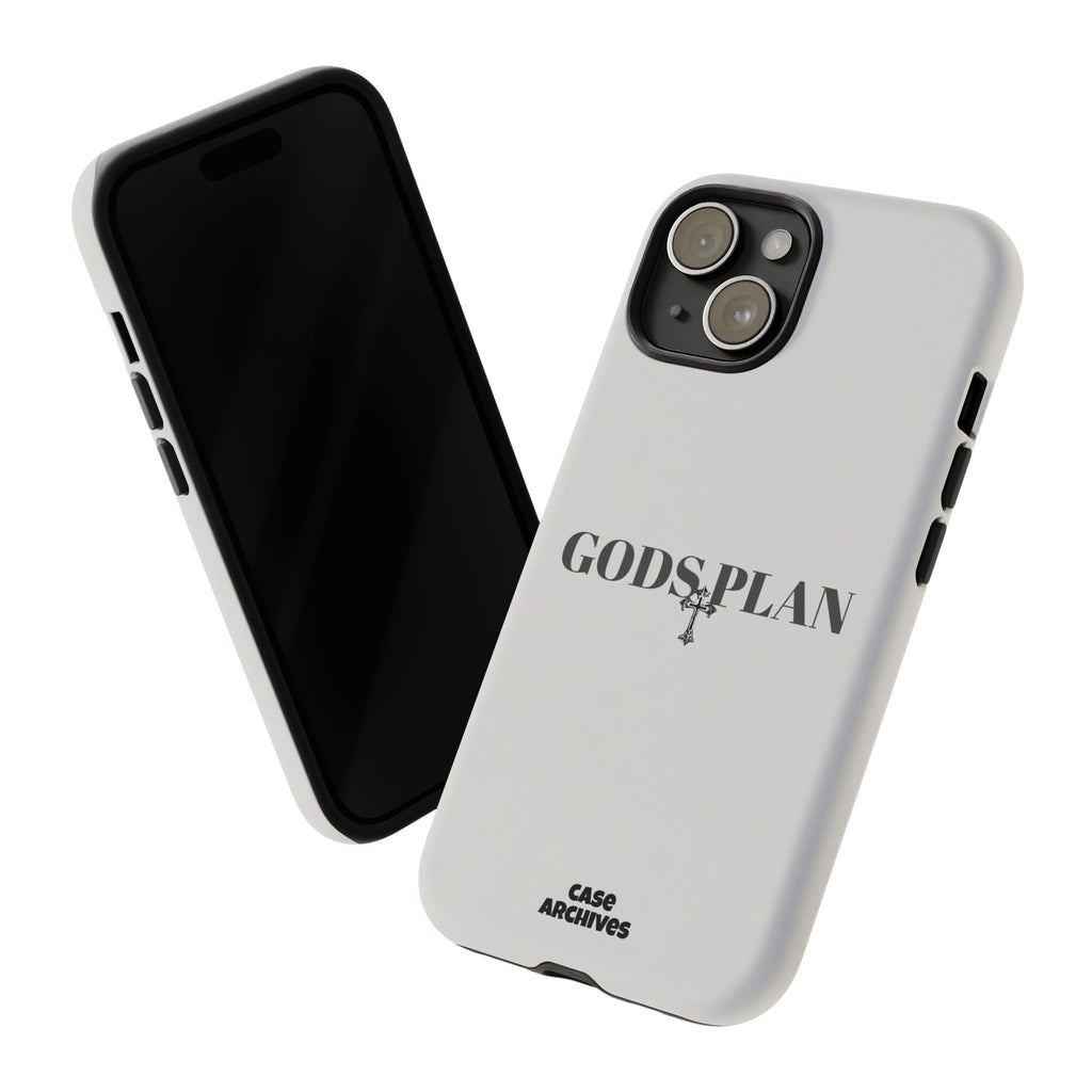 God's Plan Tough Phone Case — Minimal Faith-Inspired Protective Cover
