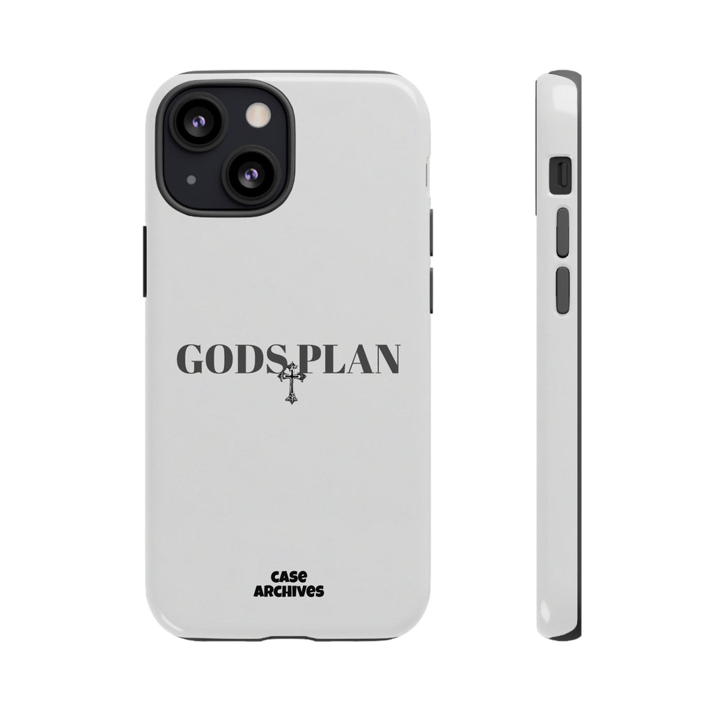 God's Plan Tough Phone Case — Minimal Faith-Inspired Protective Cover