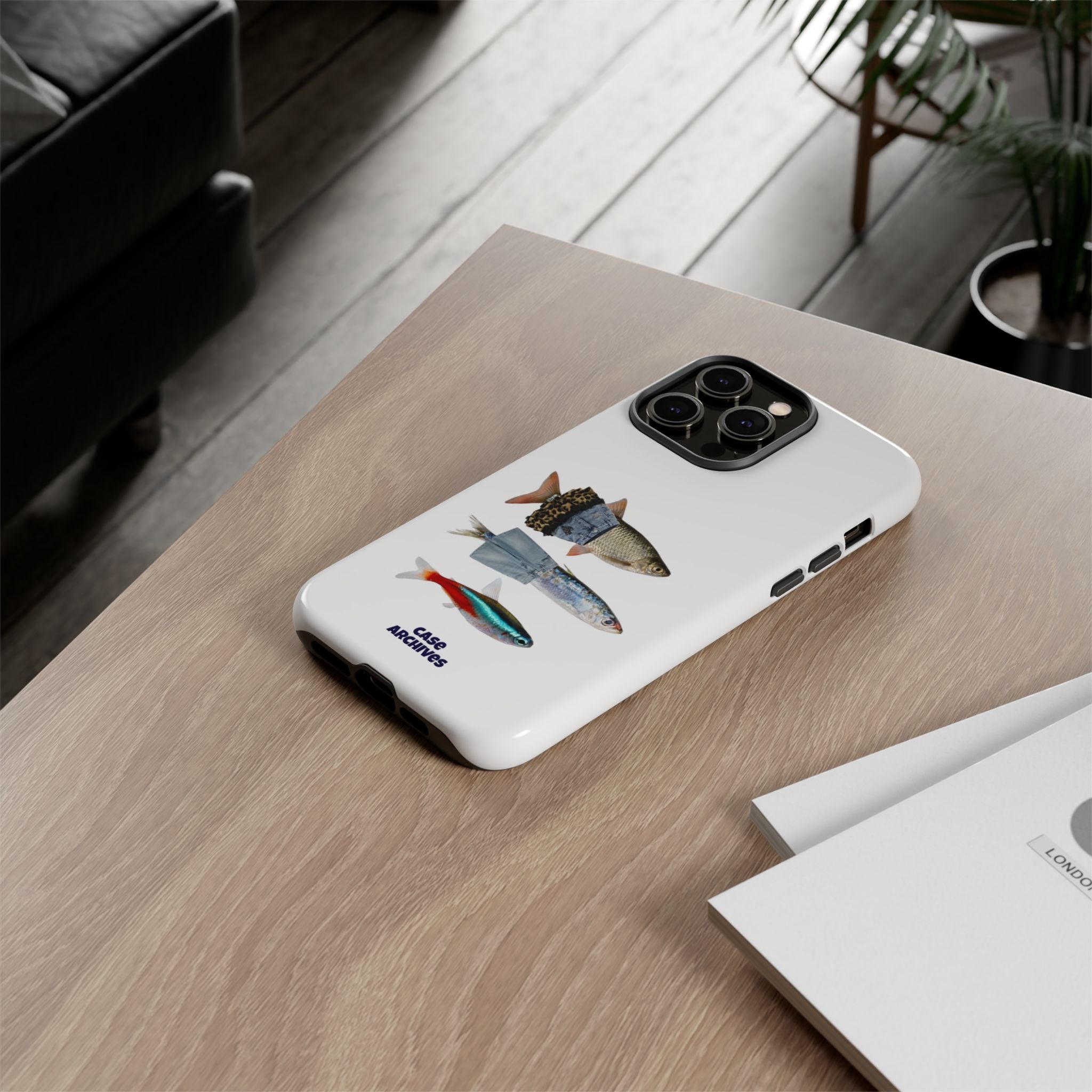 Fish Trio Phone Case — 'Case Archives' Protective iPhone Cover