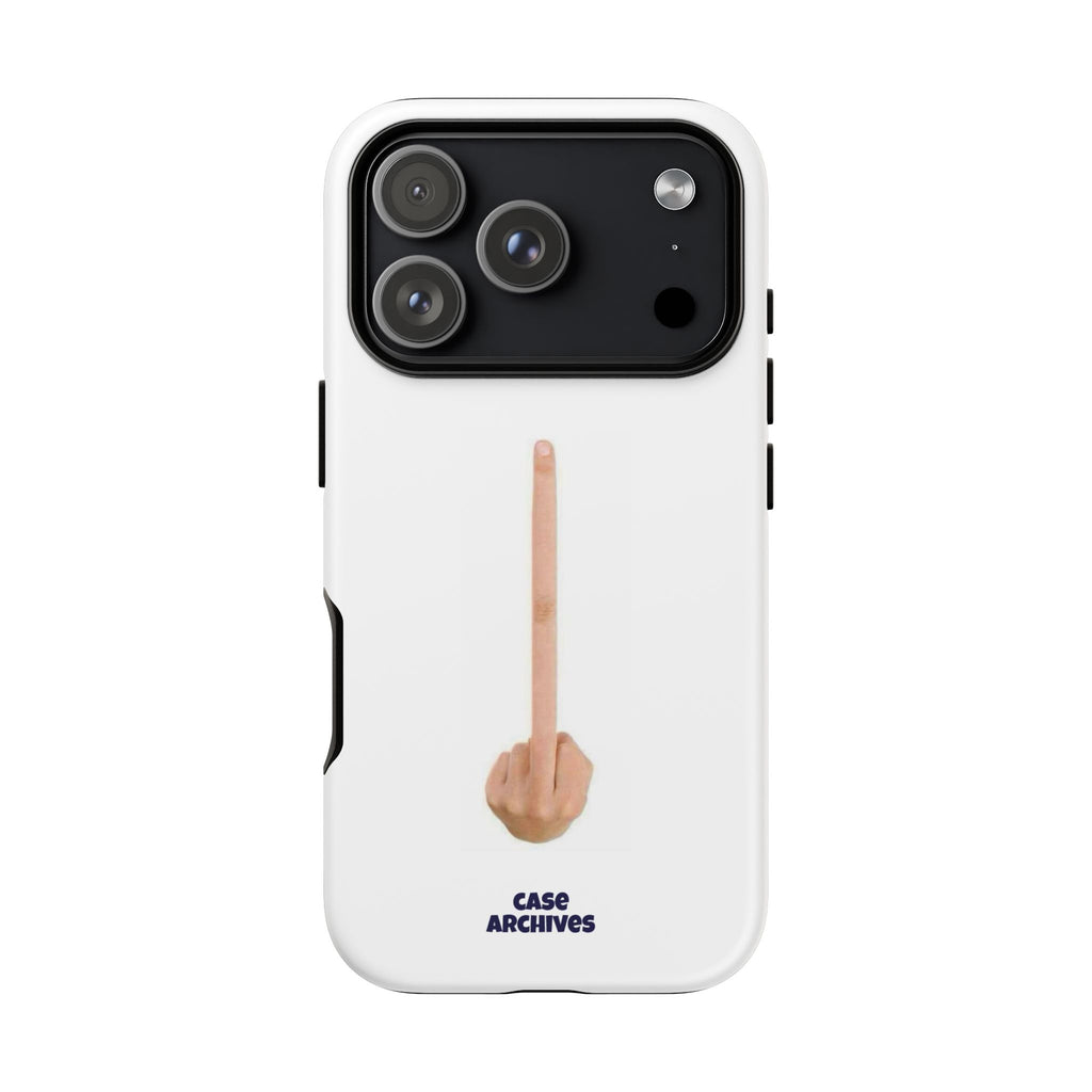 Phone Case — Minimalist Middle Finger Design (Case Archives)