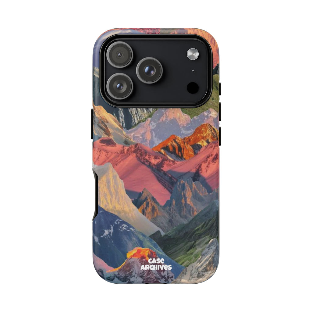 Tough Cases Colorful Mountain Landscape Phone Case — Durable Protective iPhone Cover