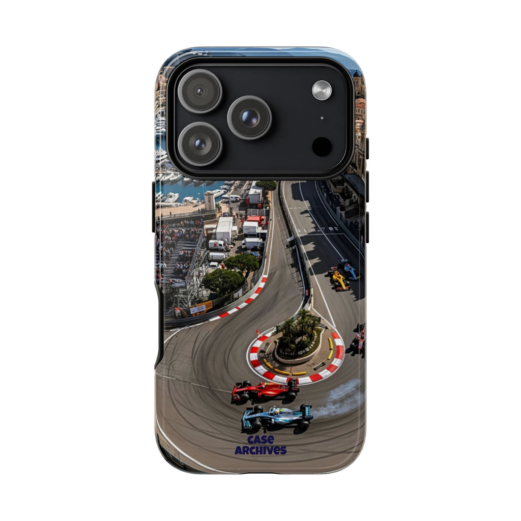 F1 Circuit Phone Case – Monaco Grand Prix Track Design