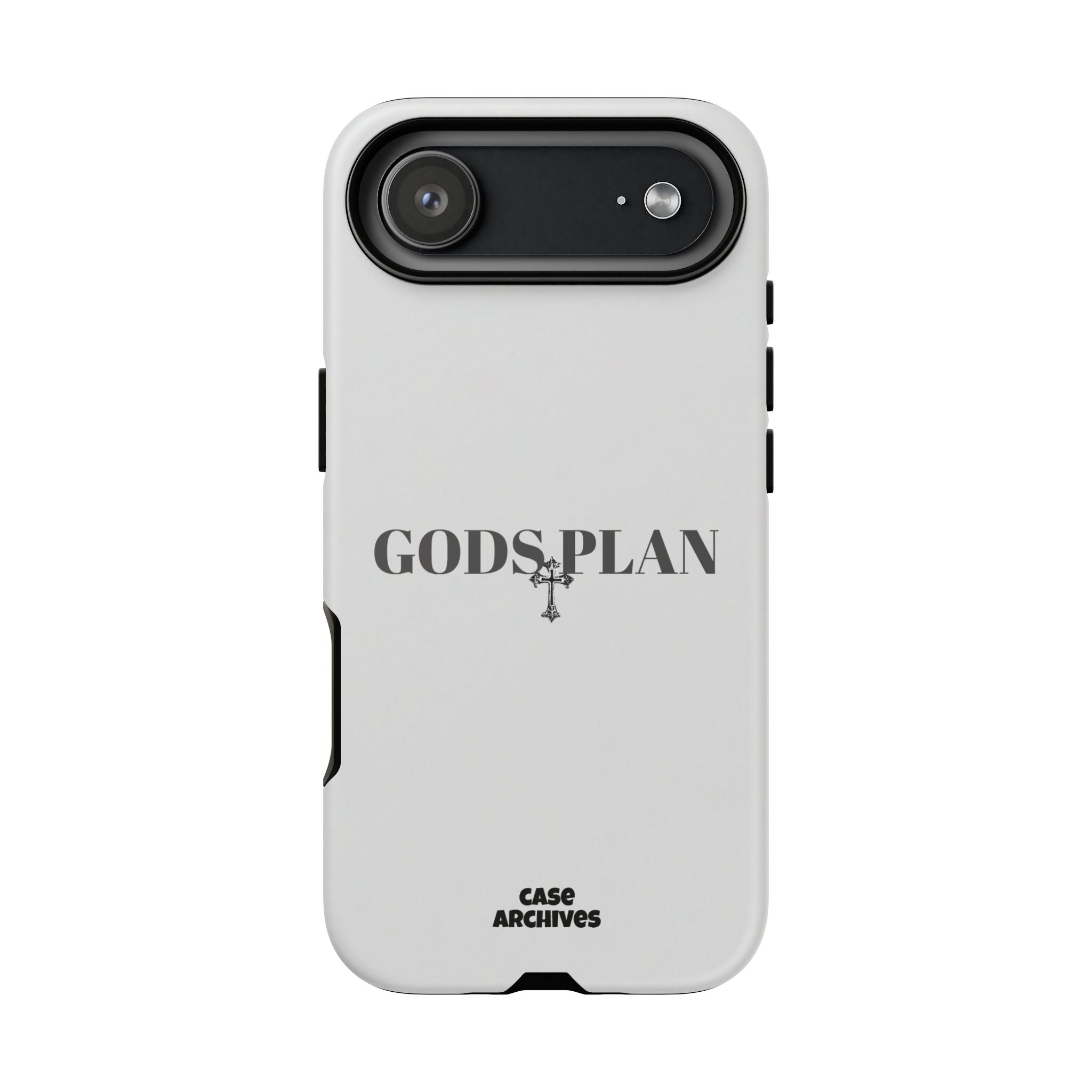 God's Plan Tough Phone Case — Minimal Faith-Inspired Protective Cover
